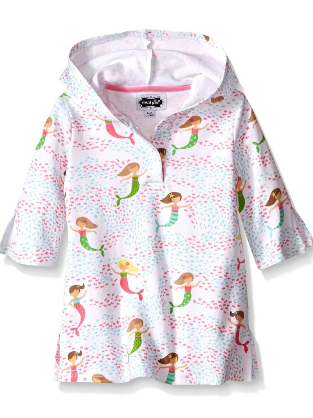 Mud Pie | Baby Mermaid Cover-Up, Multi | Size Small 12-18 Months
